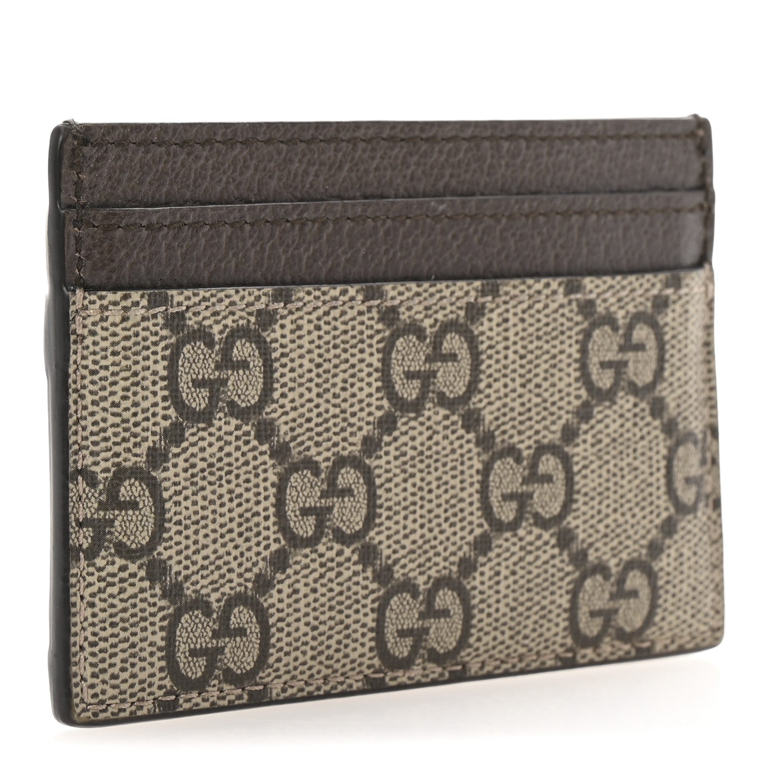 Gucci GG Supreme Monogram Ophidia Card Holder Brown 3 of 7