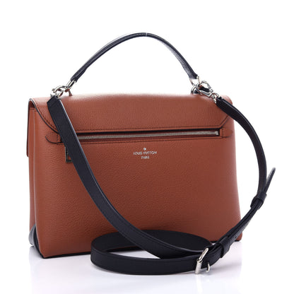 Louis Vuitton Soft Calfskin My Lockme Top Handle Creme Black 3 of 9