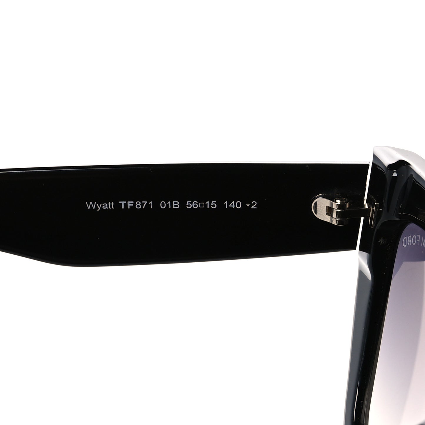 Acetate Wyatt Sunglasses TF871 Black