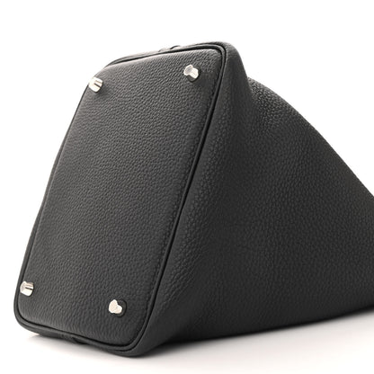 Hermes Taurillon Clemence Picotin Lock 22 MM Black 10 of 12