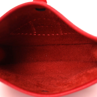 Hermes Taurillon Clemence Evelyne TPM Rouge De Coeur 5 of 10