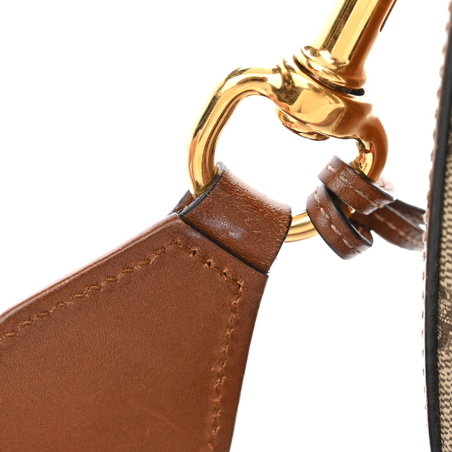 GG Supreme Monogram Web Medium Padlock Messenger Shoulder Bag Black