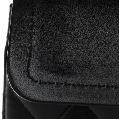 Chanel Lambskin Quilted Small Double Flap Black 10 of 10