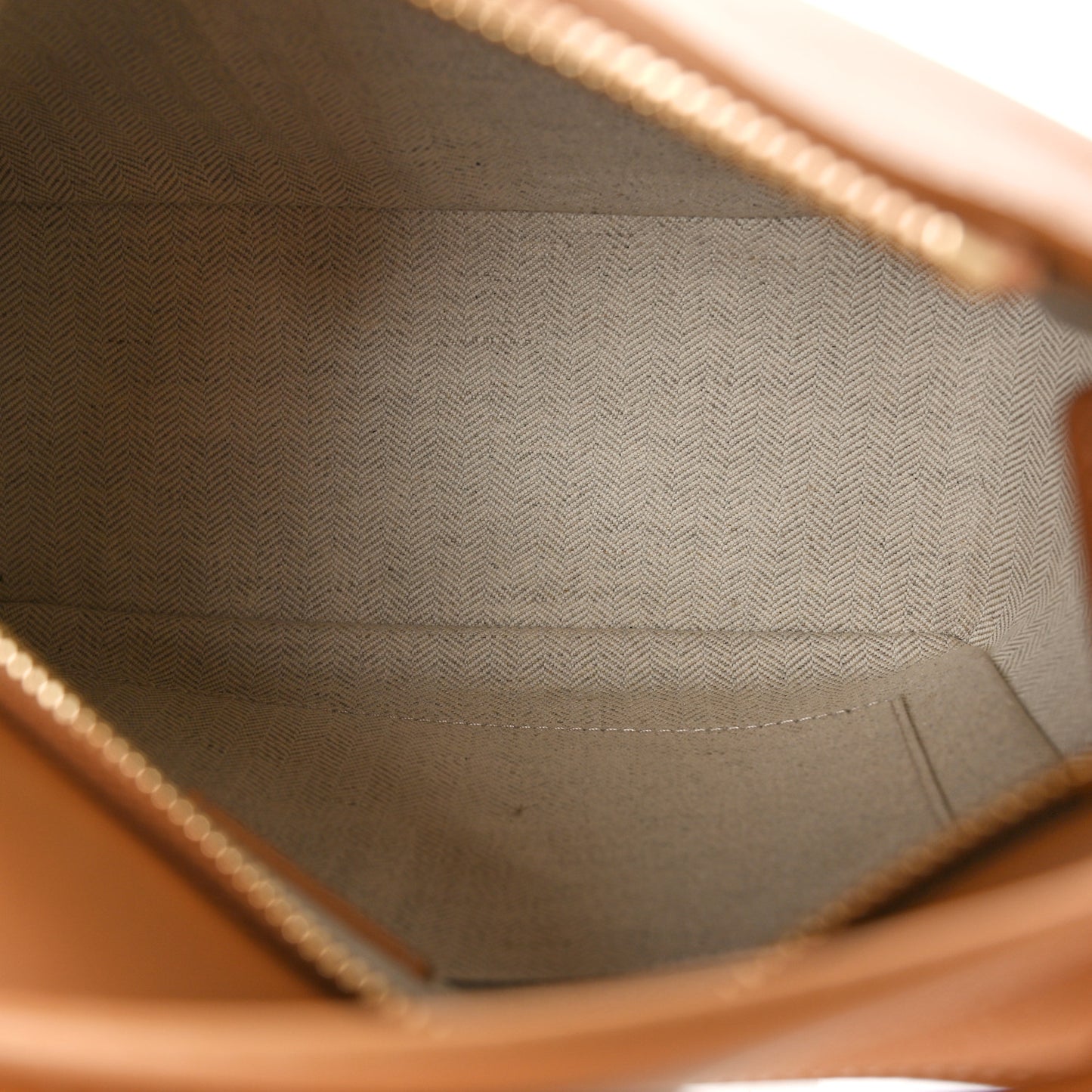 Calfskin Small Puzzle Edge Bag Warm Desert Black