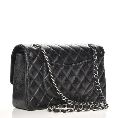 Chanel Caviar Quilted Medium Double Flap Black 3 of 8