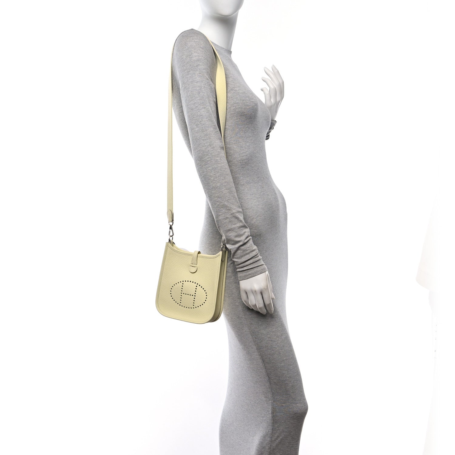 Hermes Taurillon Clemence Evelyne TPM Jaune Milton 2 of 11