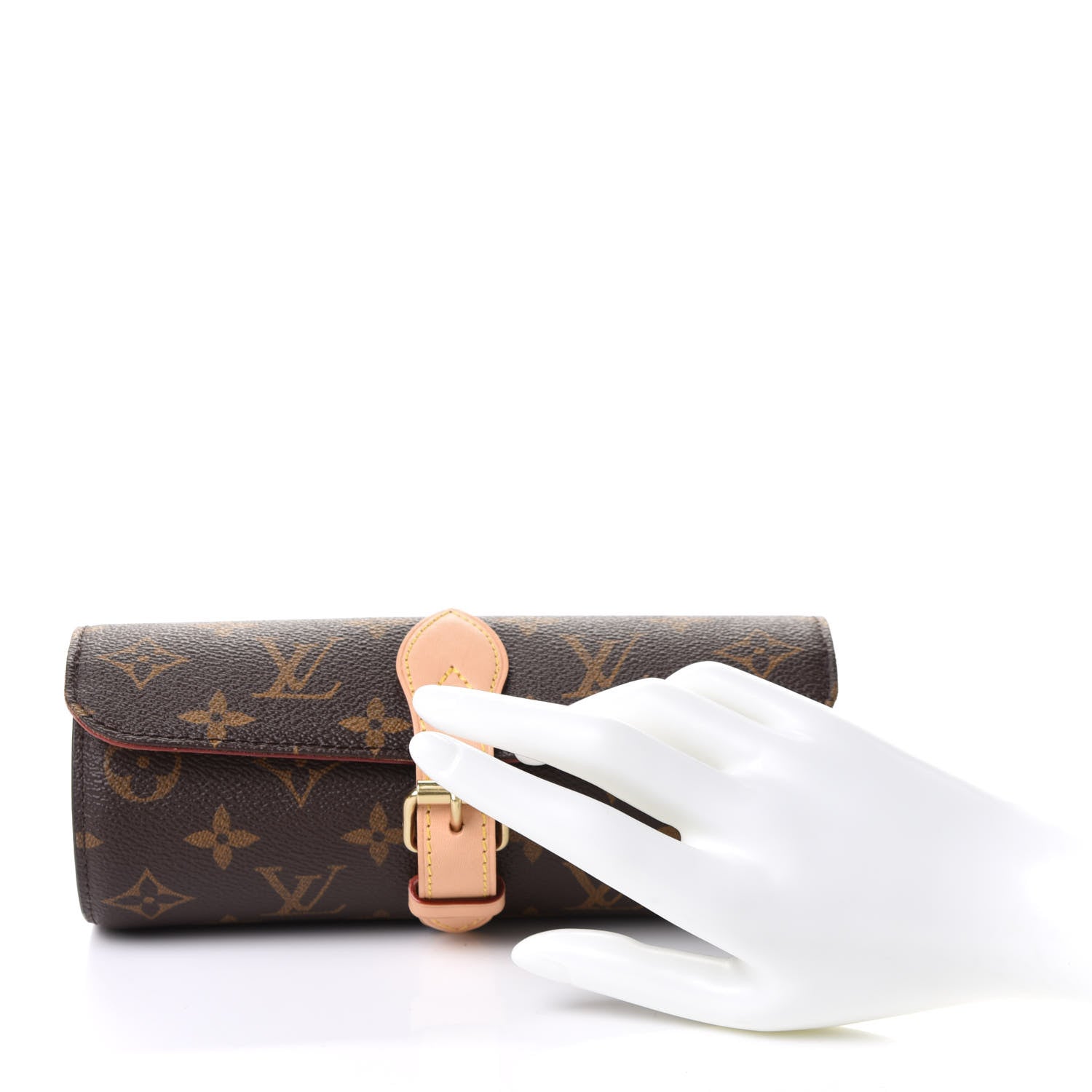 Louis Vuitton Monogram 3 Watch Travel Case 2 of 8
