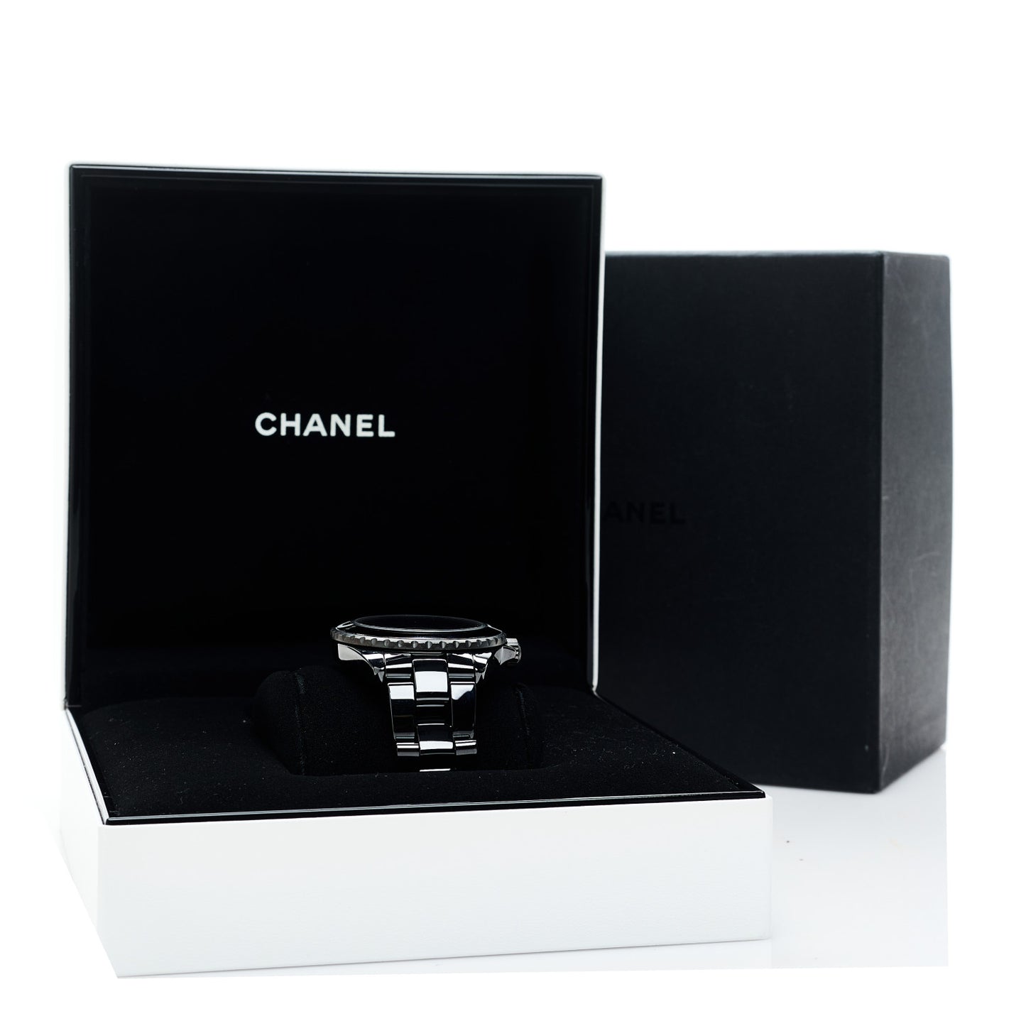 Stainless Steel Ceramic 38mm J12 Wanted de Chanel Automatic Watch Black