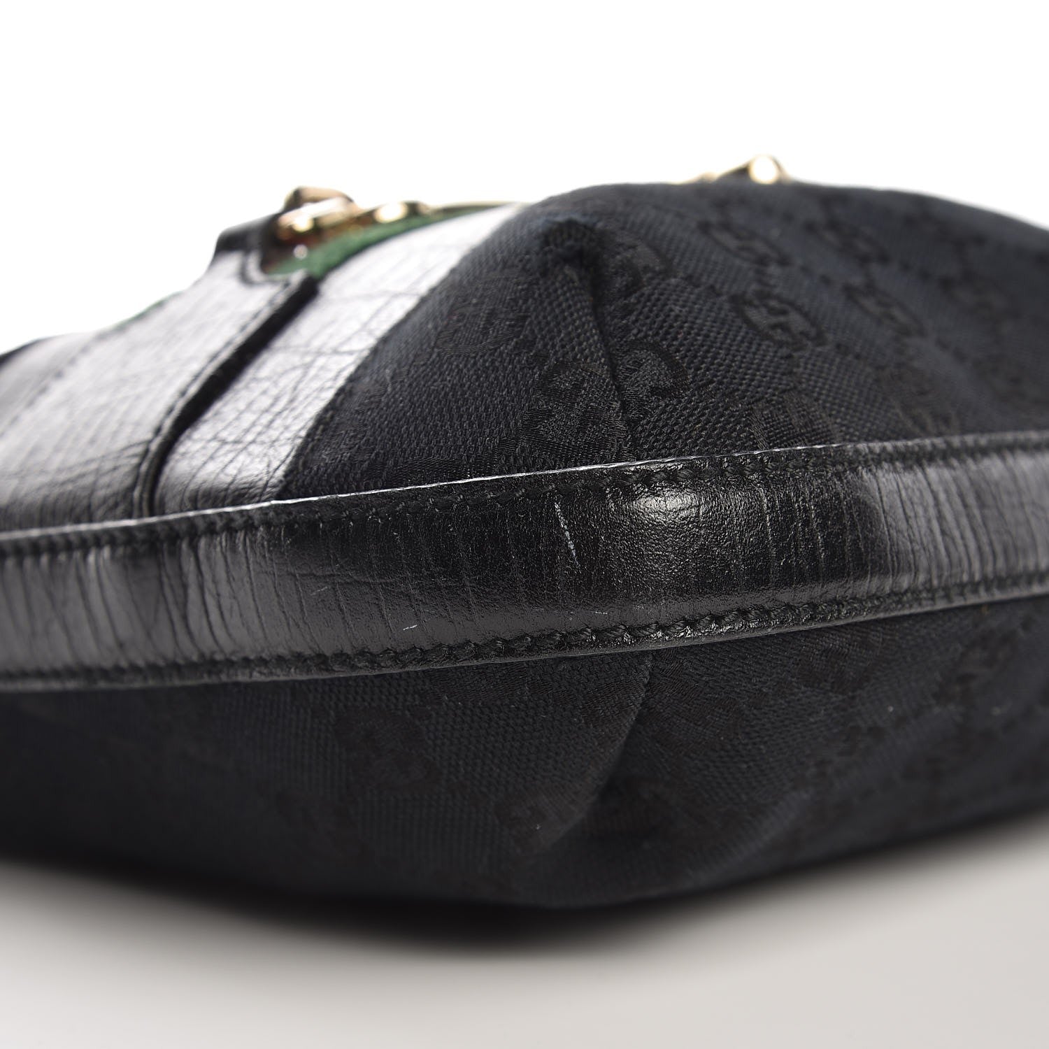 Gucci Monogram Web Hasler Hobo Black 8 of 13