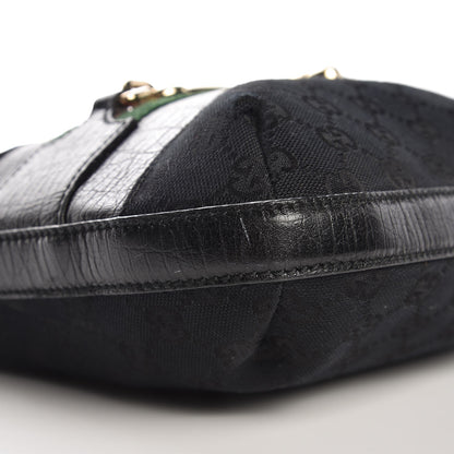 Gucci Monogram Web Hasler Hobo Black 8 of 13