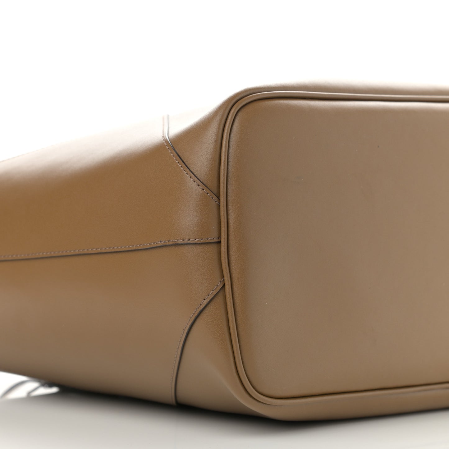 Smooth Calfskin Wing Shopper Tote Military Green