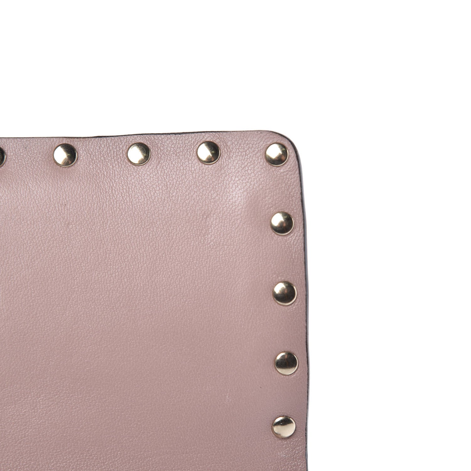 Valentino Garavani Nappa Quilted Heart Medium Rockstud Spike Shoulder Bag Poudre 7 of 7