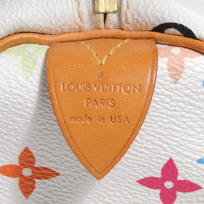 Louis Vuitton Monogram Multicolor Speedy 30 White 7 of 7