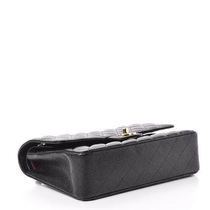Chanel Caviar Quilted Medium Double Flap Black 4 of 13