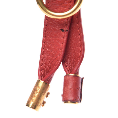 Chloe Calfskin Mini Marcie Round Crossbody Bag Red 8 of 10