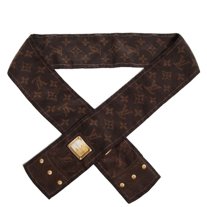 Louis Vuitton Silk Monogram New Denim Bandeau Ebene 1 of 4