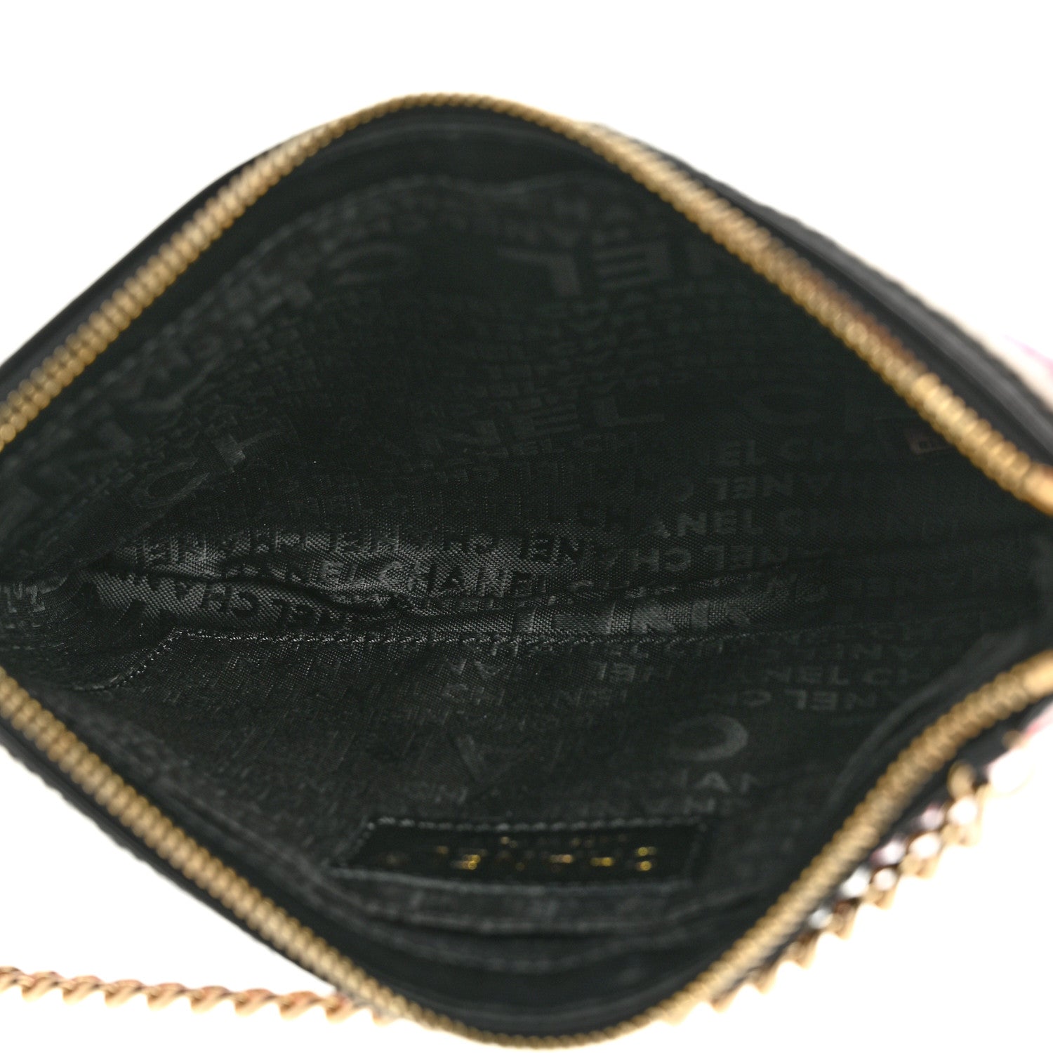 Chanel Needlepoint Precious Symbols Clutch Shoulder Bag Black 4 of 9