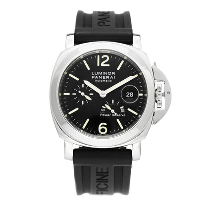 Panerai Stainless Steel Rubber 44mm Luminor 3 Day Power Reserve Automatic Watch Black PAM00090 1 of 3