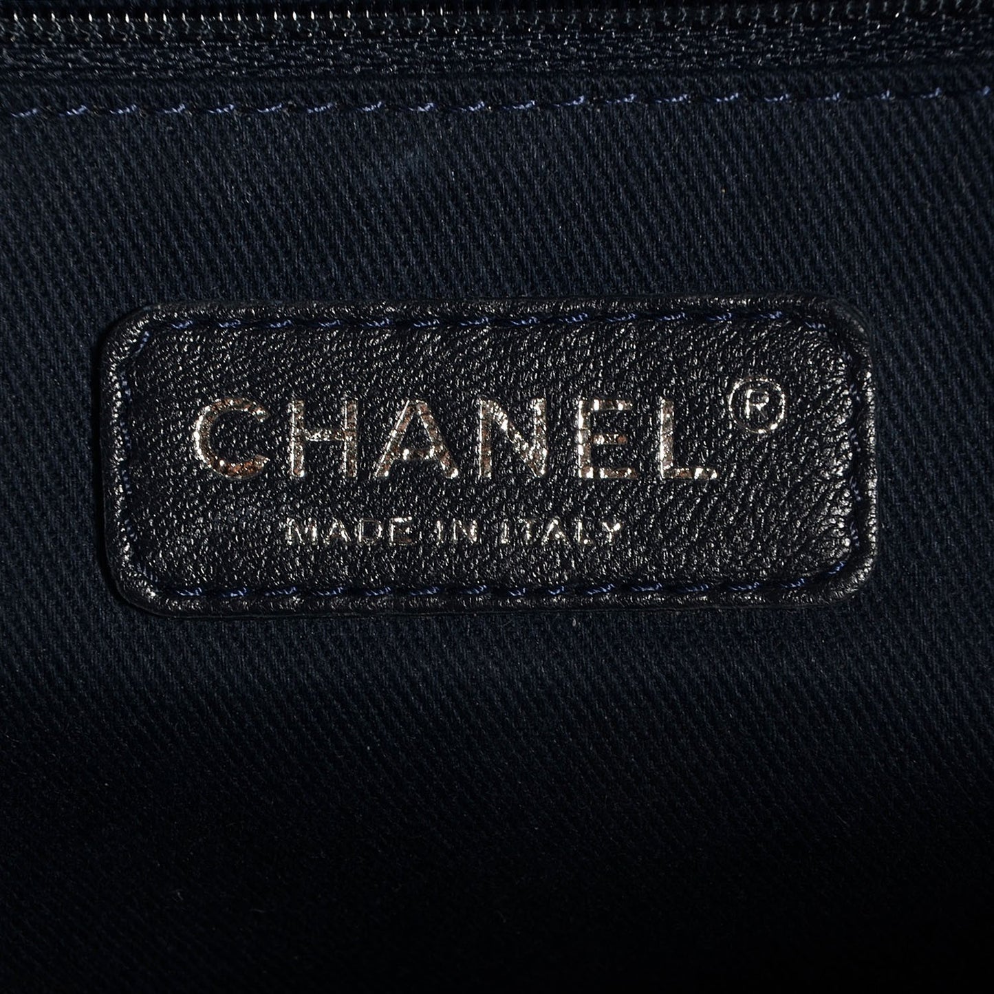 Denim Deauville Bowling Bag Dark Blue