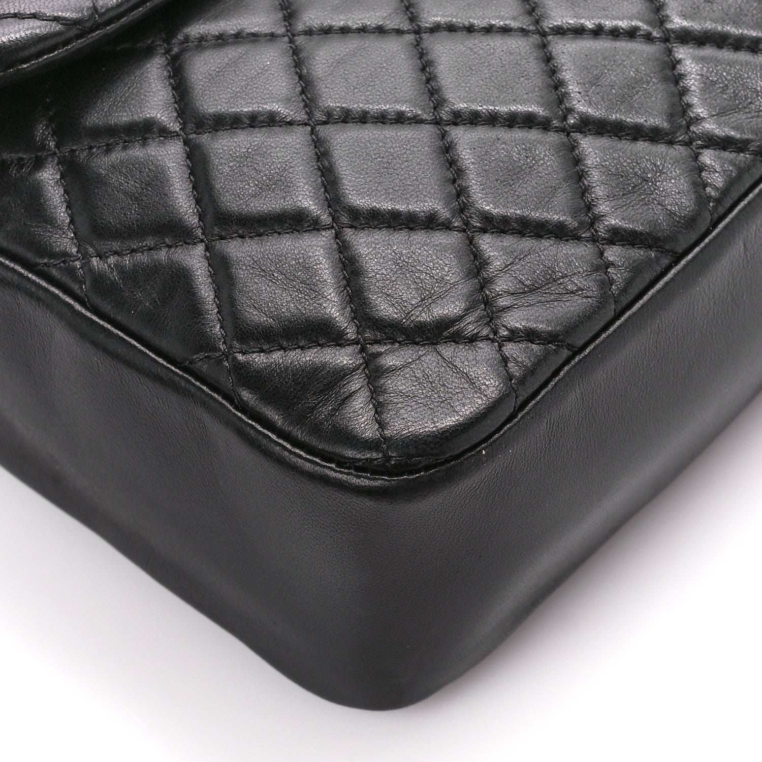 Chanel Lambskin Quilted Medium Westminster Pearl Flap Black 9 of 11