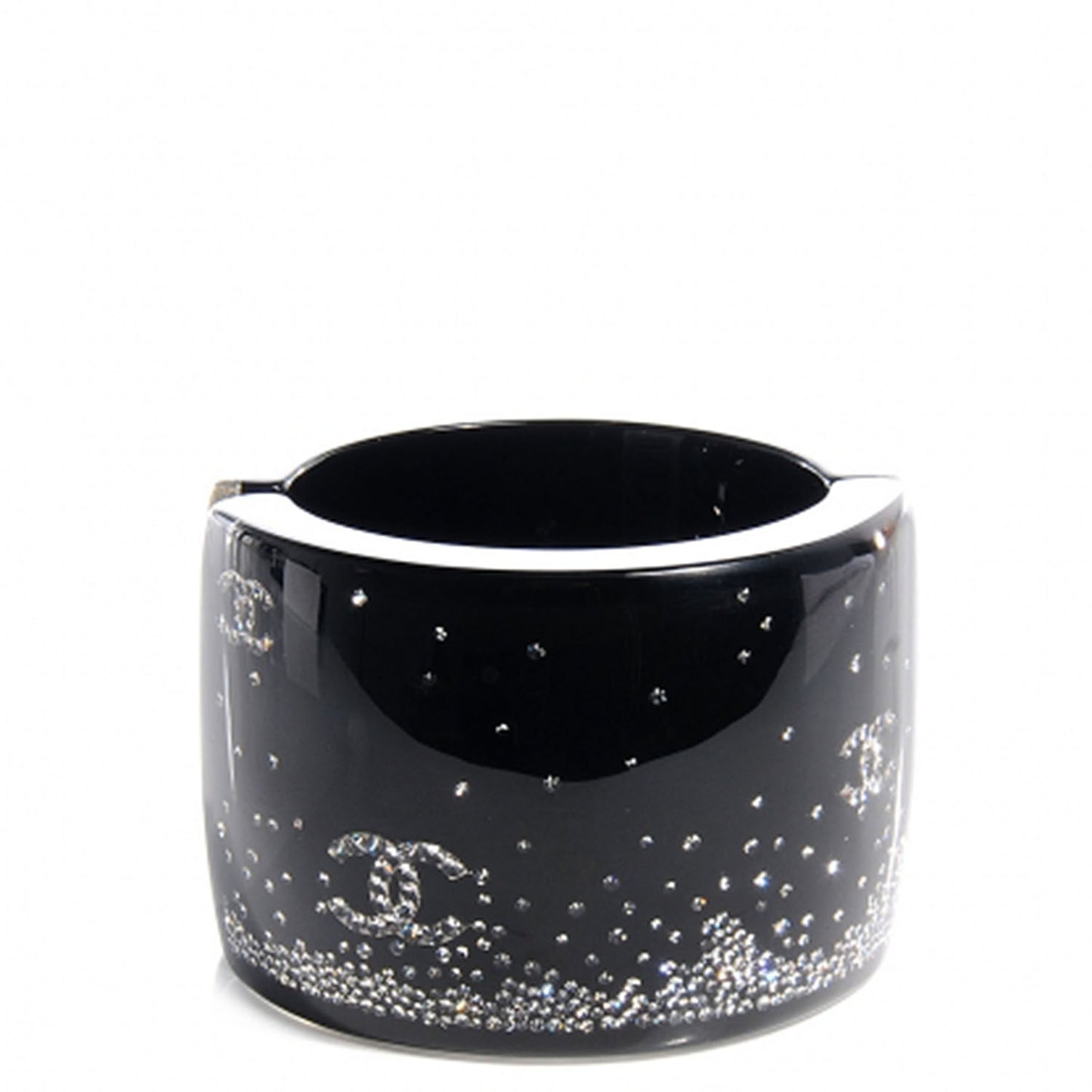 Resin Crystal CC Cuff Black