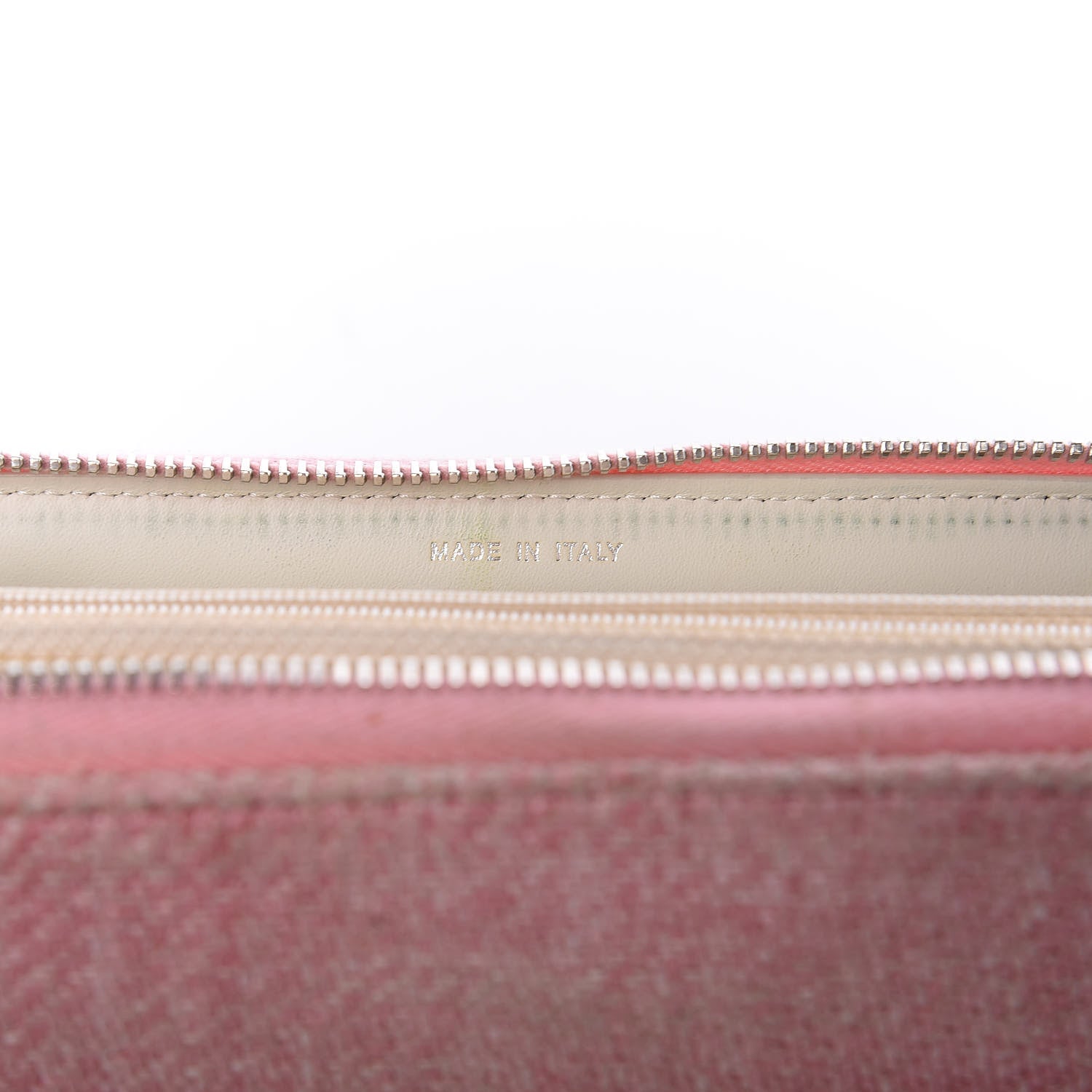Chanel Canvas Deauville Large Zip Around Wallet Pink 8 of 11