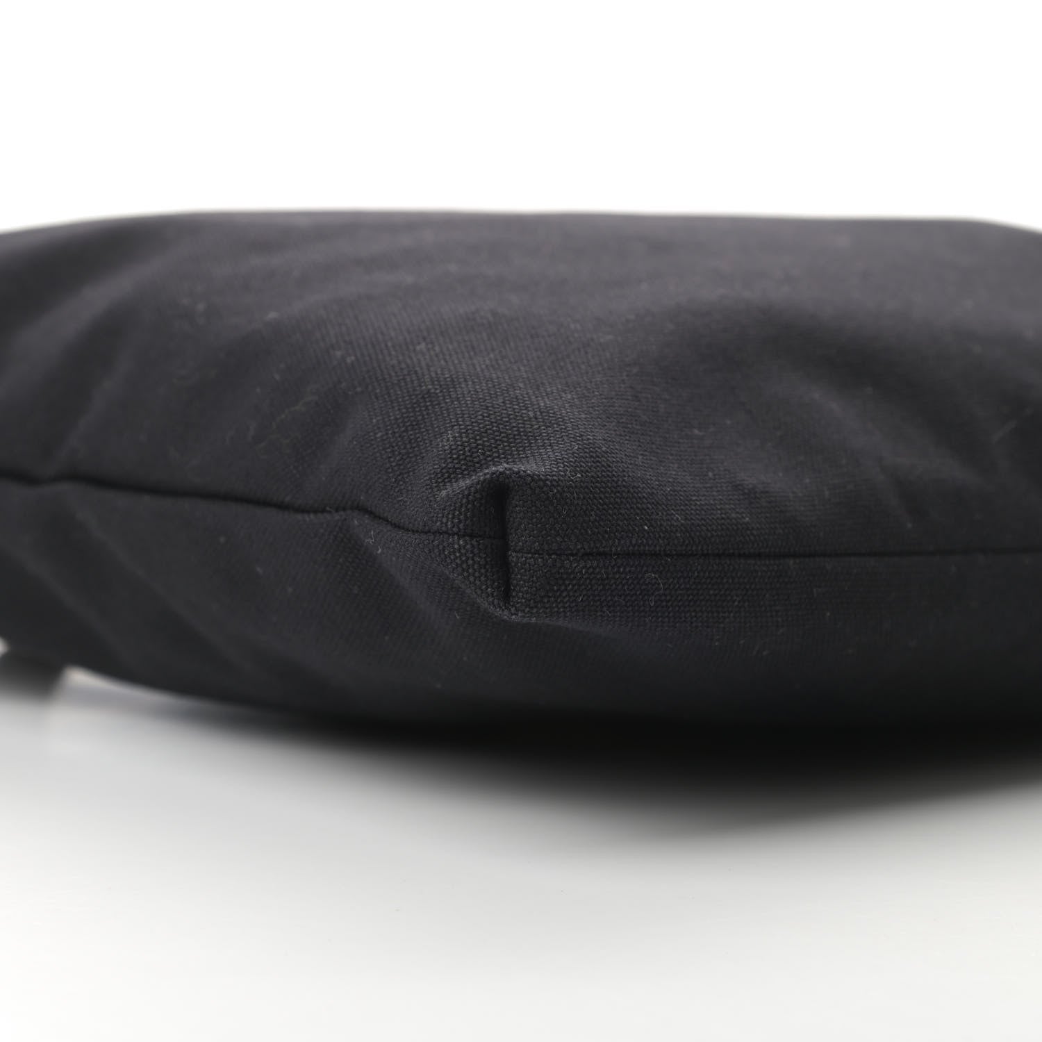 Saint Laurent Canvas Calfskin Belted Flat Messenger Bag Black 9 of 11