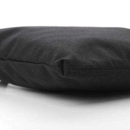 Saint Laurent Canvas Calfskin Belted Flat Messenger Bag Black 9 of 11