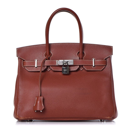 Hermes Epsom Birkin 30 Brique 1 of 38