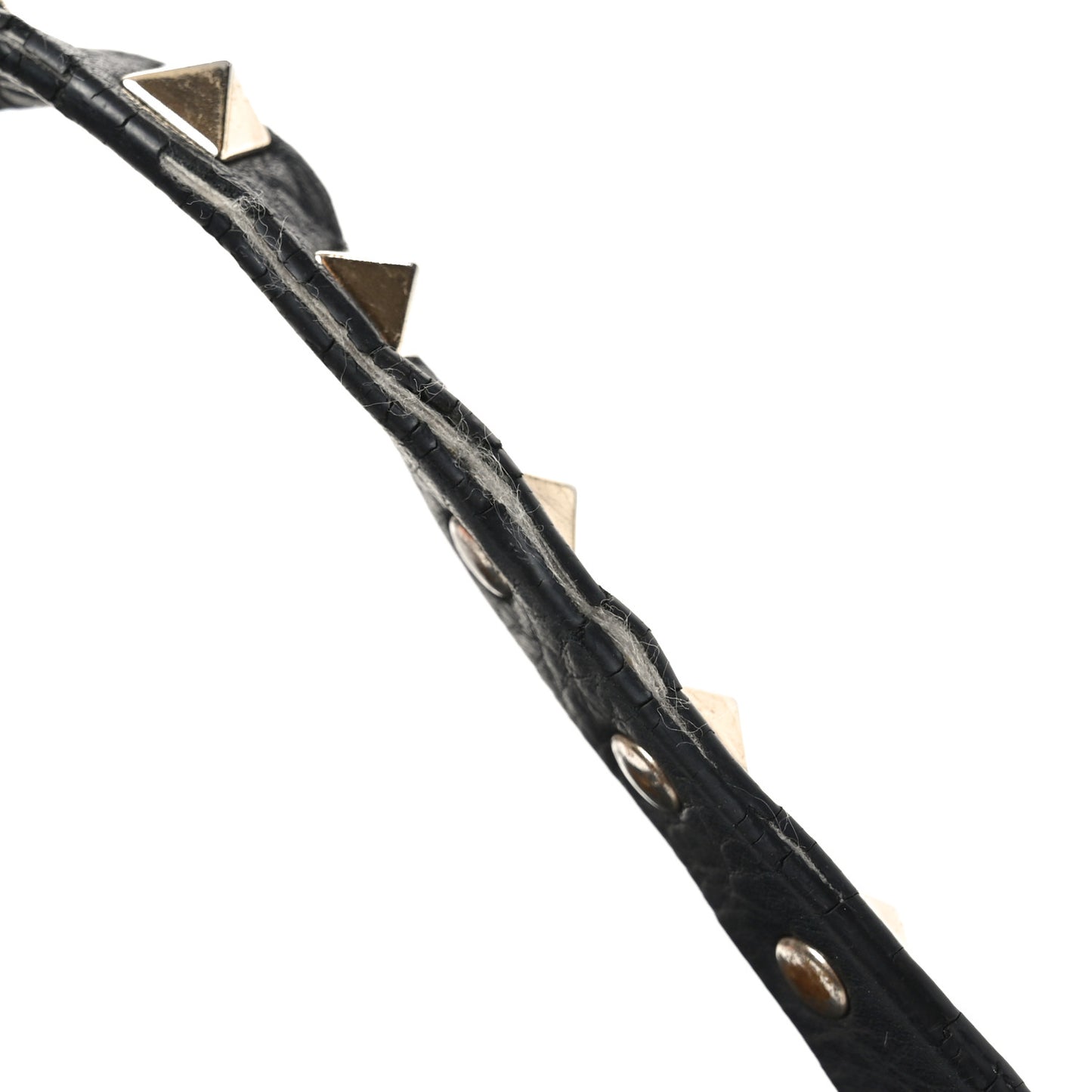 Vitello Medium Rockstud Tote Black