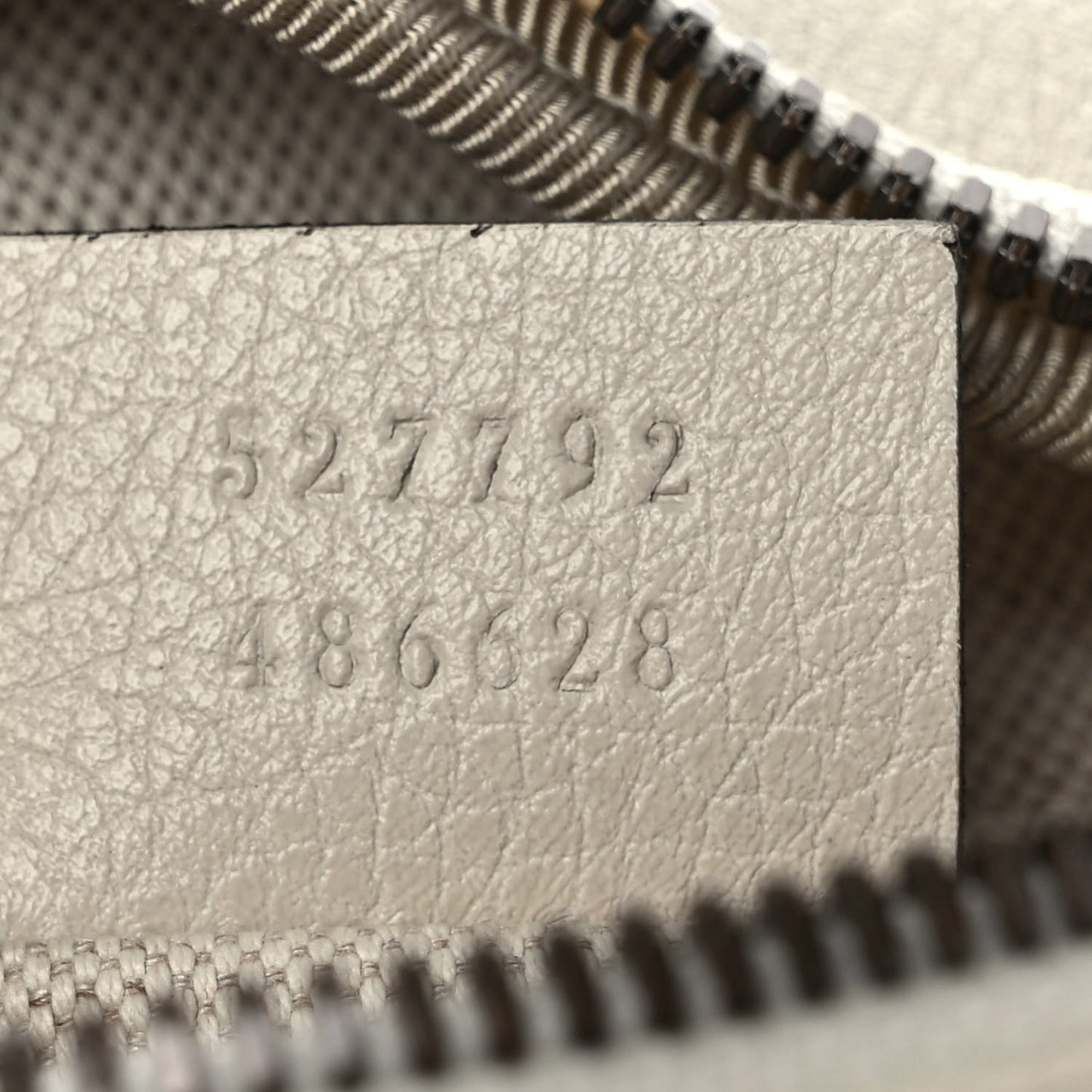 Grained Calfskin Small Logo Belt Bag White