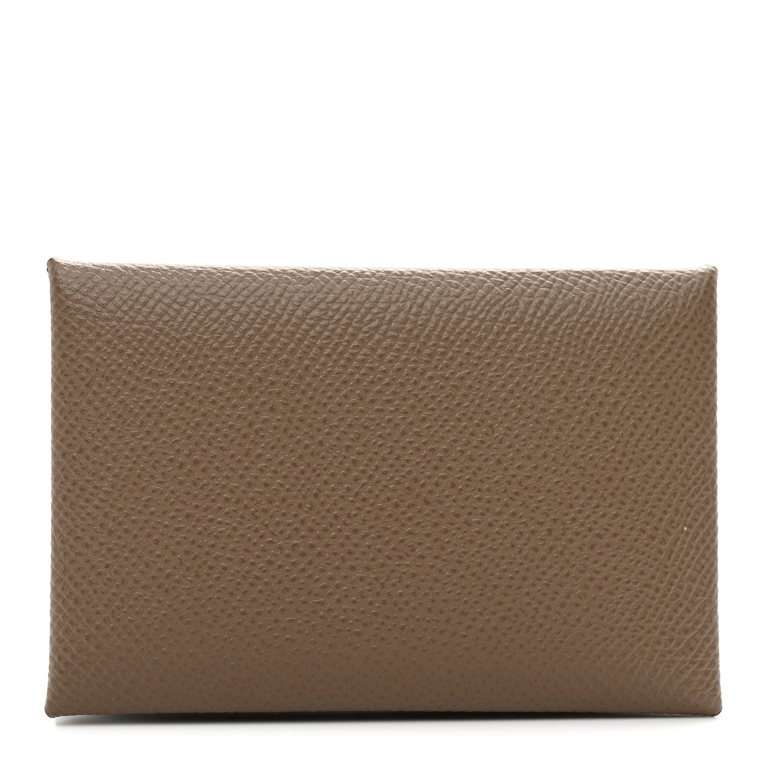 Hermes Epsom Calvi Card Case Etoupe 1 of 8