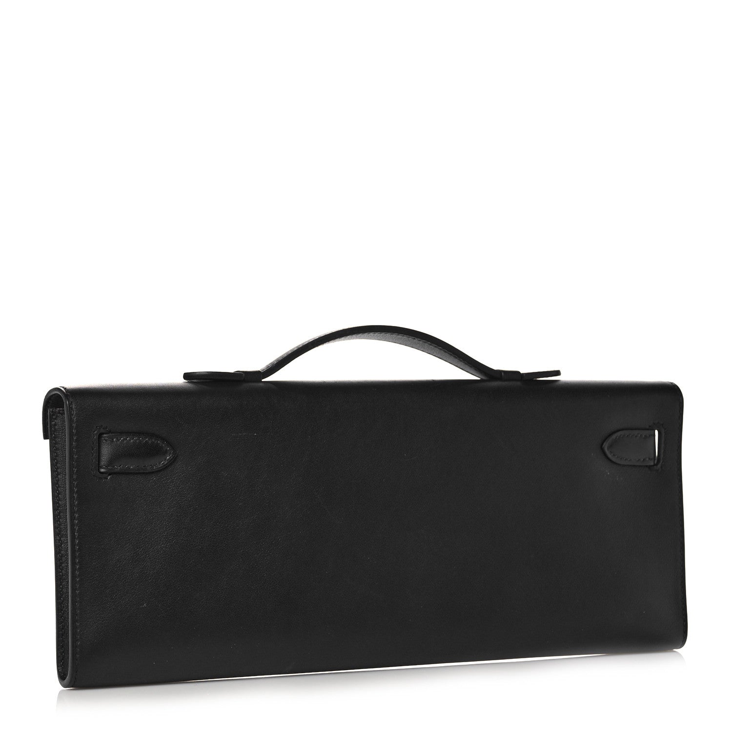 Hermes Swift Kelly Cut Clutch Pochette Black 3 of 29