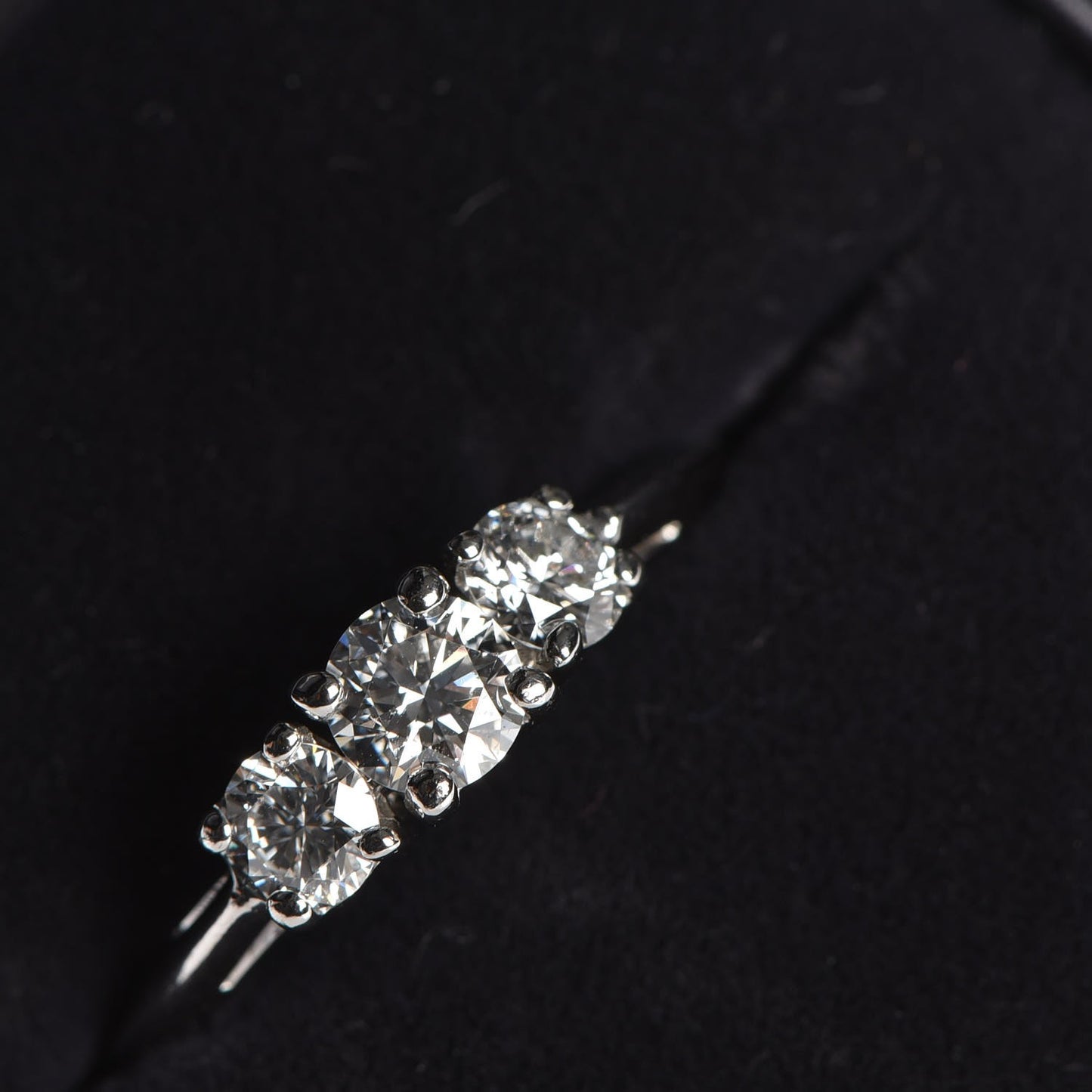 Platinum .66ctw Diamond Engagement Ring 49.5 5