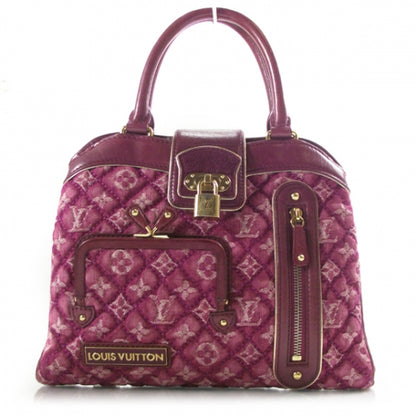 Louis Vuitton Monogram Quilted Denim Linda Fuchsia LTD ED 1 of 10