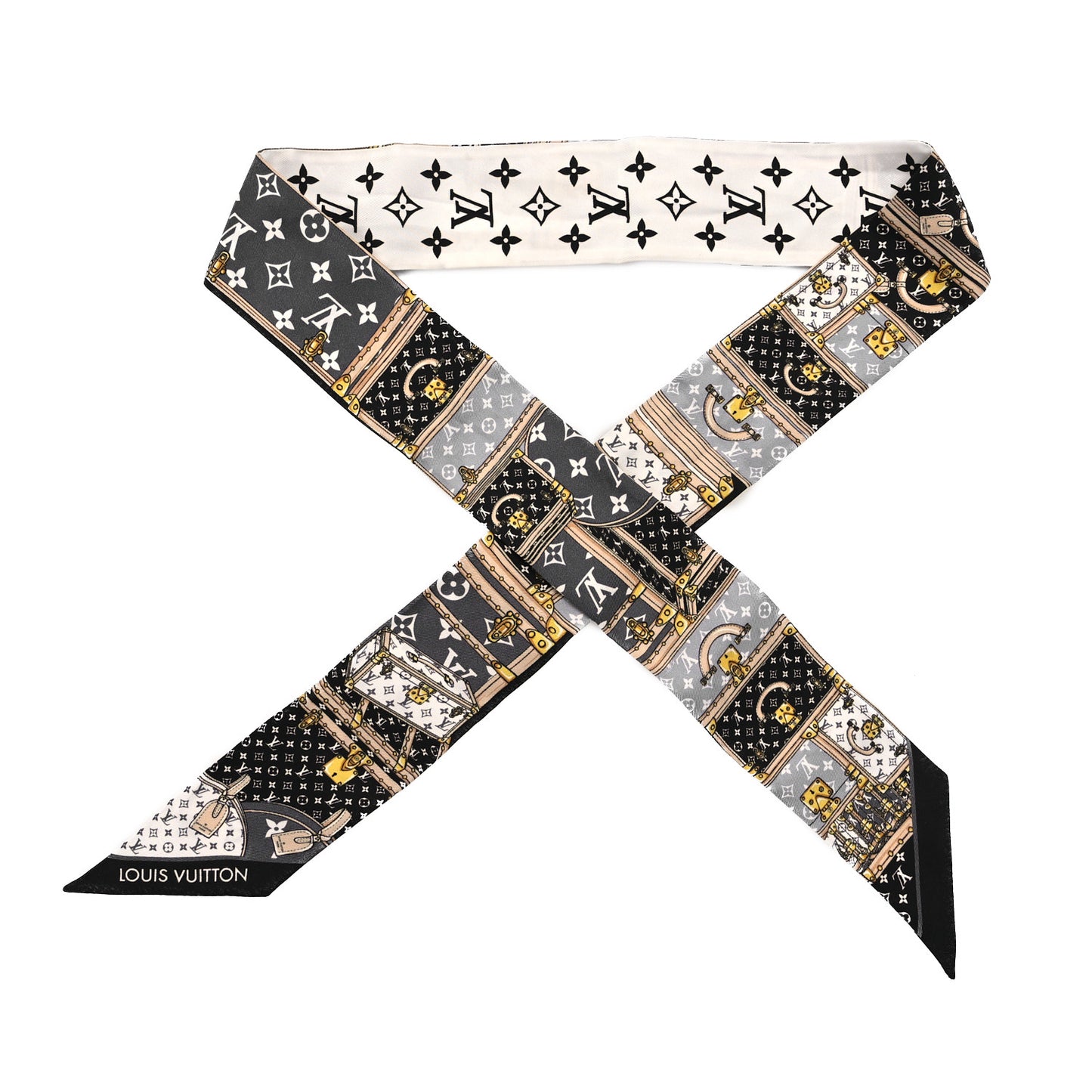 Silk Monogram Let's Go BB Bandeau Black