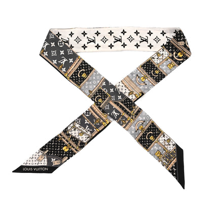 Louis Vuitton Silk Monogram Let's Go BB Bandeau Black 1 of 3