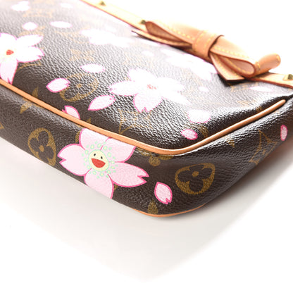 Louis Vuitton Monogram Cherry Blossom Pochette Accessories Brown 6 of 13
