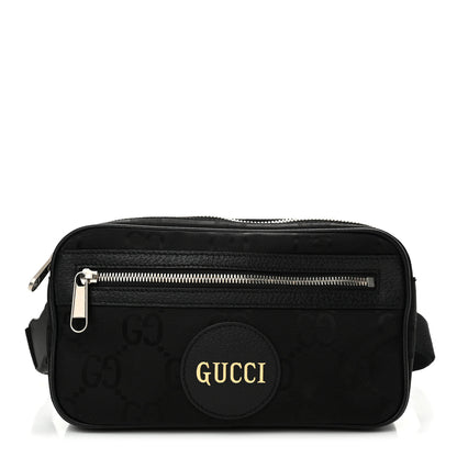 Gucci Econyl Nylon Monogram Off The Grid Belt Bag Black 1 of 13