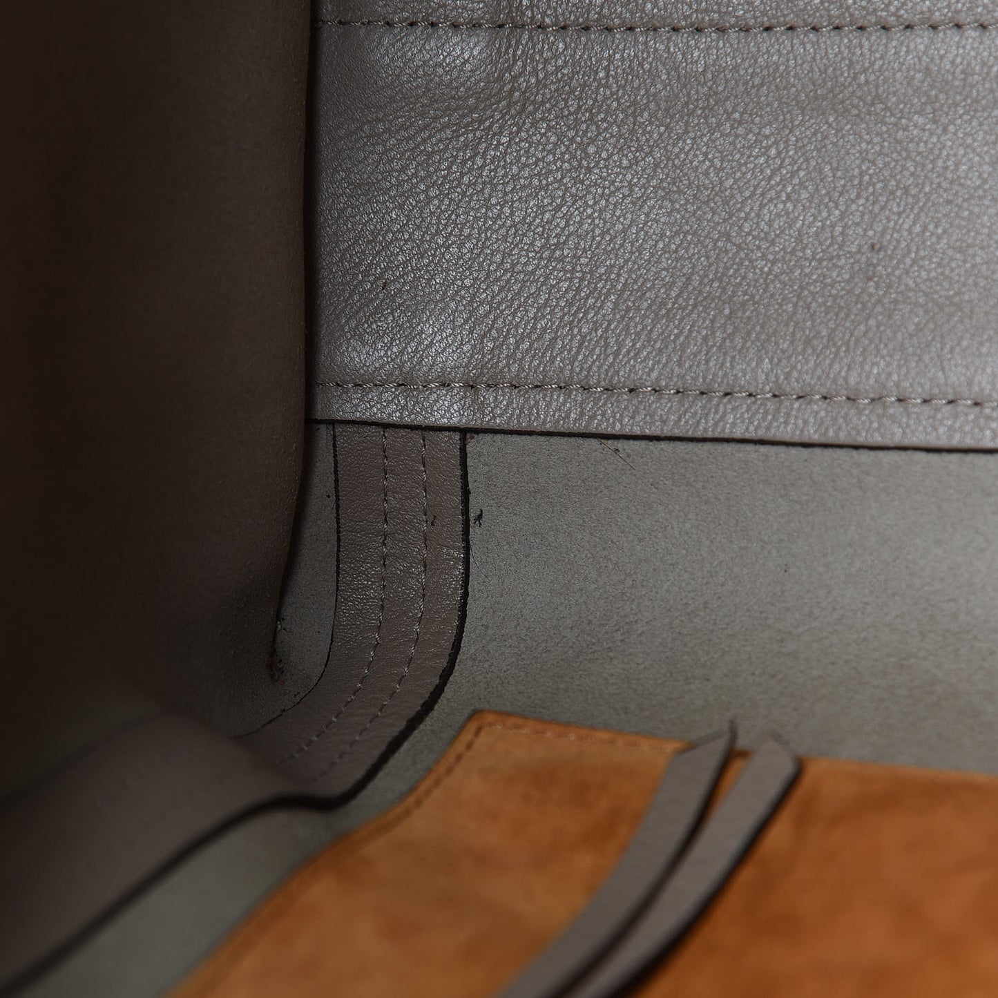 Smooth Calfskin Medium Milo Shopping Tote Motty Grey