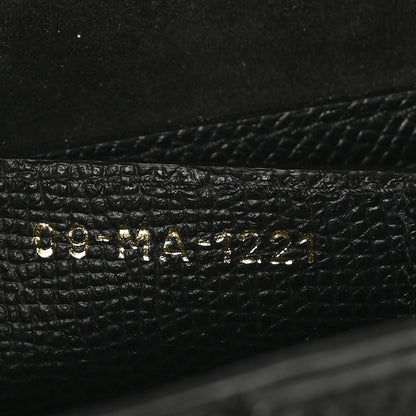 Christian Dior Grained Calfskin Saddle Bag Black 7 of 10