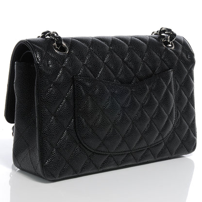 Chanel Caviar Quilted Medium Double Flap Black 3 of 8