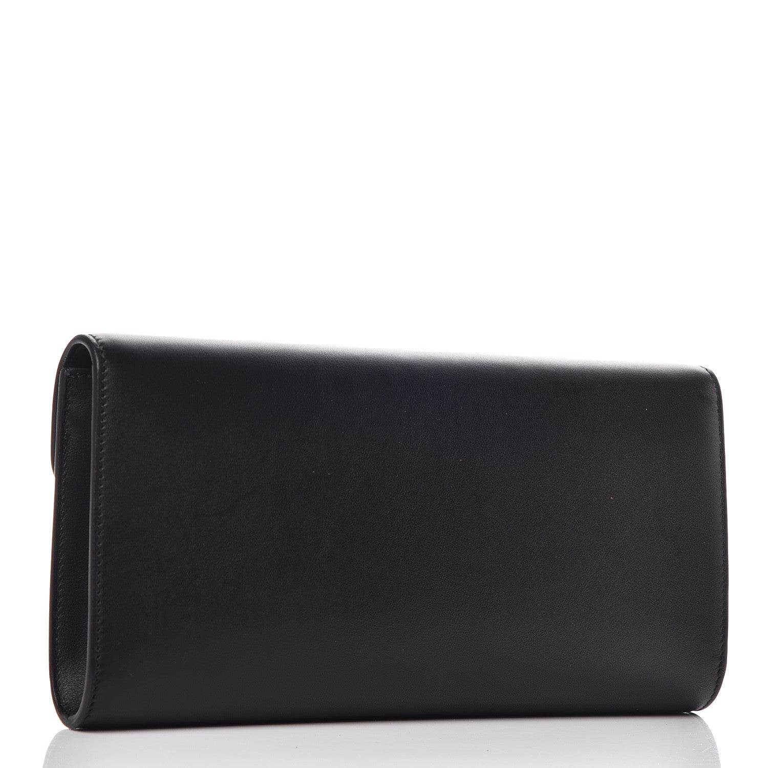 Gucci Calfskin Pearly GG Marmont Clutch Black 3 of 9