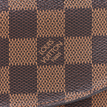 Louis Vuitton Damier Ebene Emilie Wallet Red 7 of 9