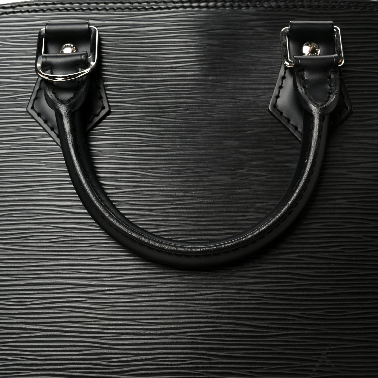 Louis Vuitton Epi Alma PM Black 9 of 11
