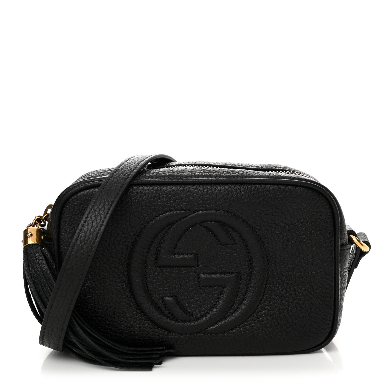 Gucci Pebbled Calfskin Mini Soho Disco Bag Black 1 of 10