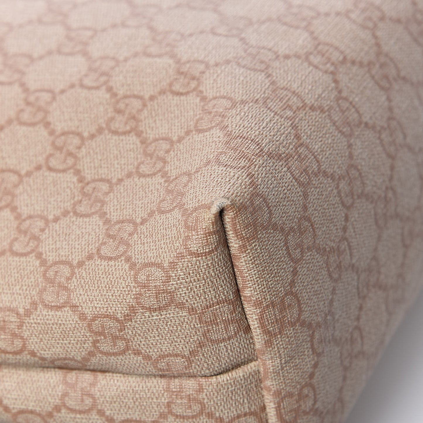 GG Supreme Monogram Medium Zippered Shopping Tote Winter Rose