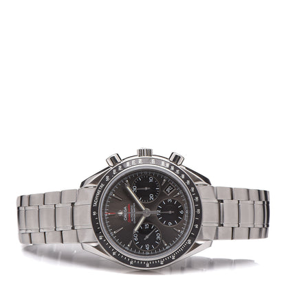 Omega Stainless Steel 40mm Speedmaster Date Chronograph Automatic Watch Grey 323.30.40.40.06.001 3 of 7