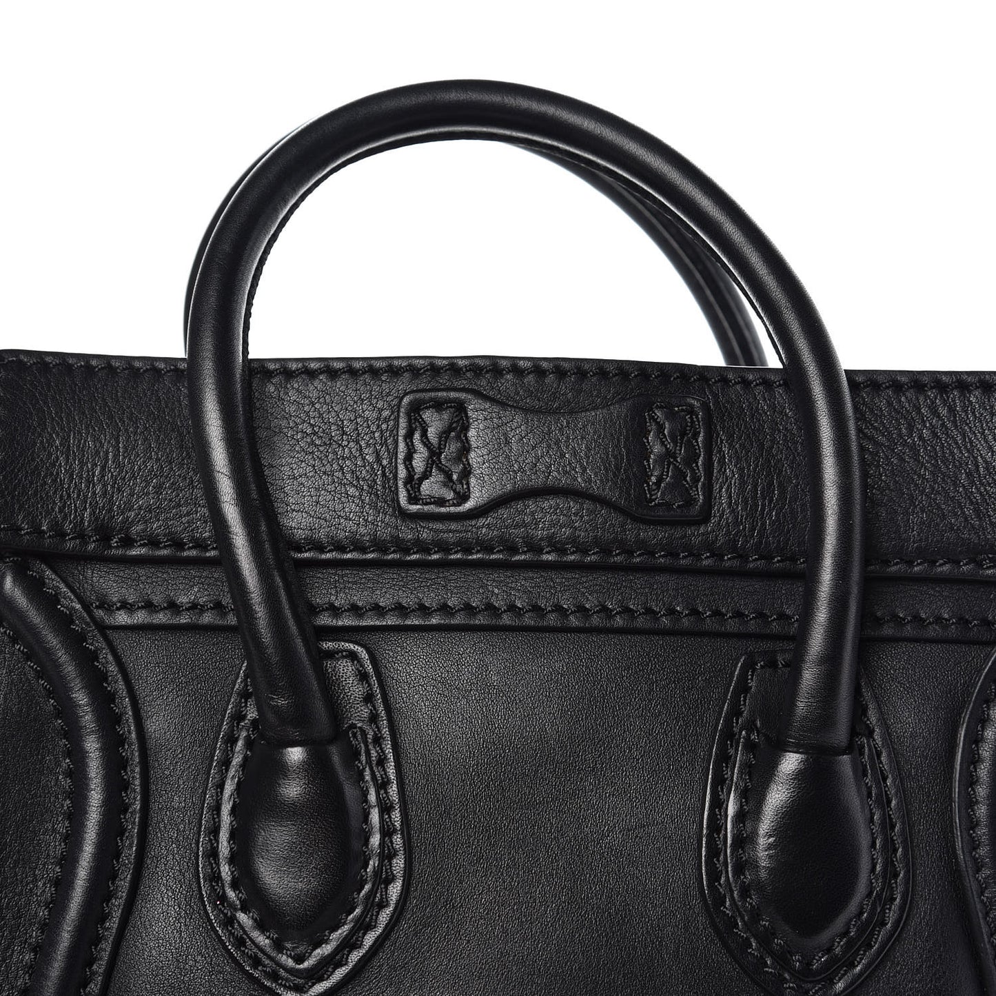Smooth Calfskin Nano Luggage Black