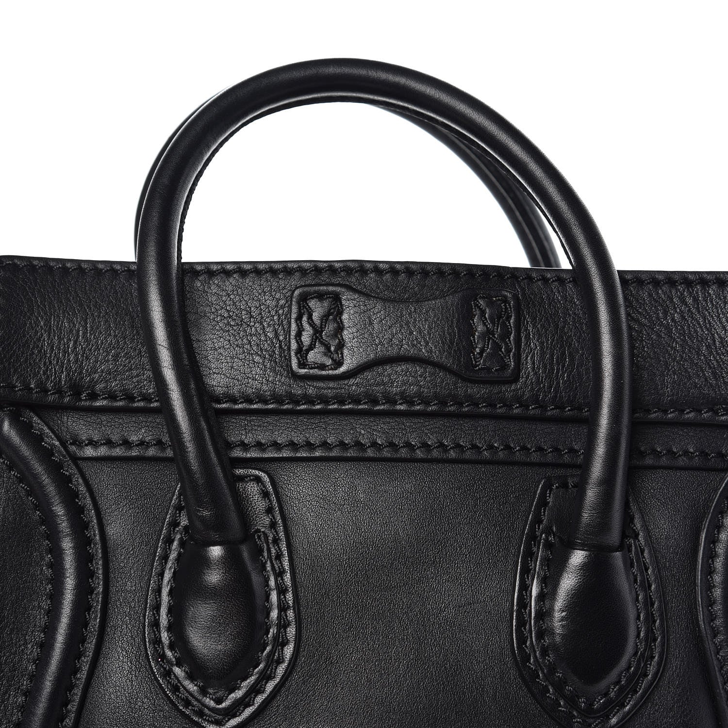 Celine Smooth Calfskin Nano Luggage Black 12 of 12